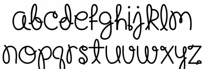 Happy Birthday, Baby [Bold]Regular Polices MINUSCULES