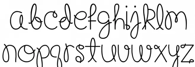 Happy Birthday, Baby [Medium] Schriftart Groß