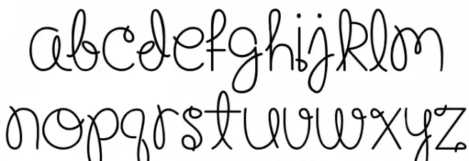 Happy Birthday, Baby [Medium] Schriftart Kleinbuchstaben