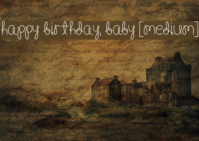 Happy Birthday, Baby [Medium] Example 3