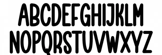 Happy Birthday Mom Schriftart Kleinbuchstaben