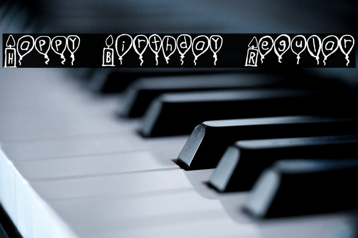 Happy Birthday Regular Example 1