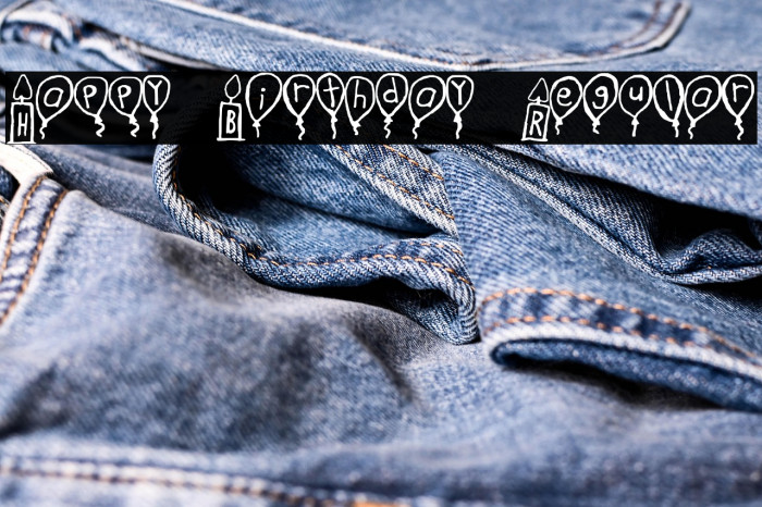 Happy Birthday Regular Example 2