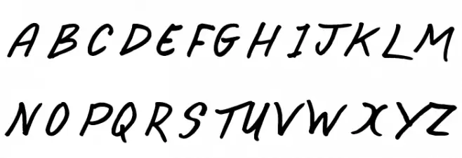 Happy Birthday Font UPPERCASE