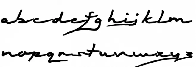 Happy Birthday Schriftart Kleinbuchstaben