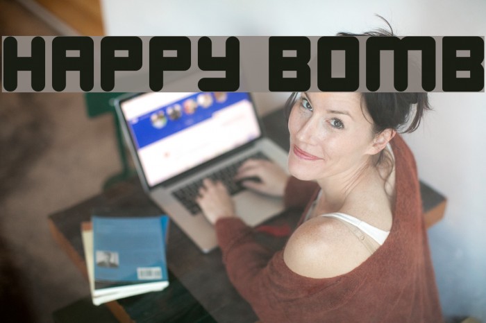 Happy Bomb Font examples