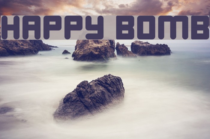 Happy Bomb Font examples