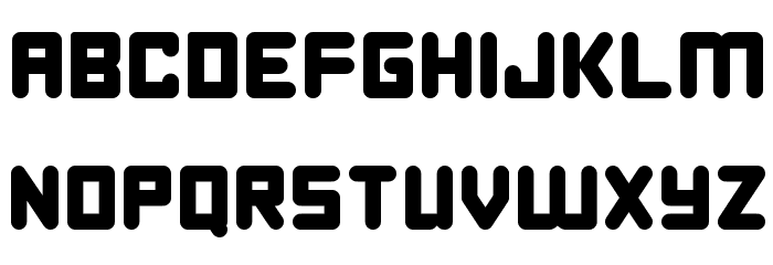 Happy Bomb Font LOWERCASE