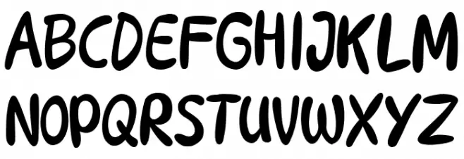 Happy Boy Schriftart Groß