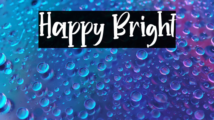 Happy Bright Example 1