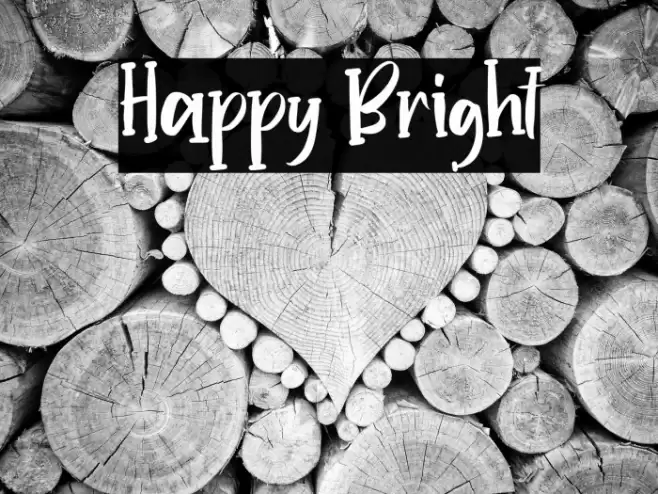 Happy Bright Font examples
