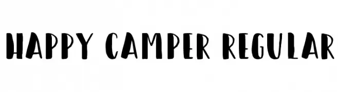 Happy Camper Regular  フリーフォントのダウンロード
