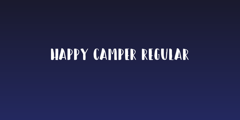 Happy Camper Regular Social Header
