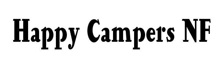 Happy Campers NF Font