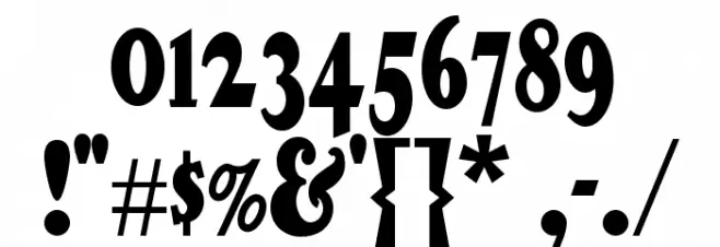 Happy Campers NF Font OTHER CHARS