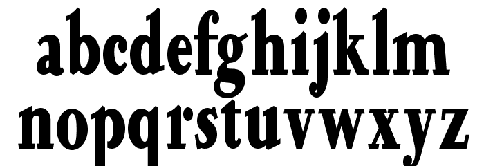 Happy Campers NF Font LOWERCASE