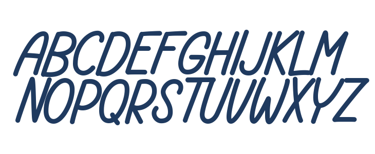 Happy Camping Uppercase