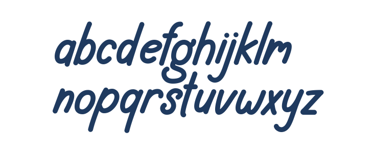 Happy Camping Lowercase