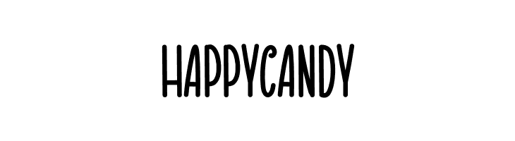 Happy Candy  Frei Schriftart Herunterladen