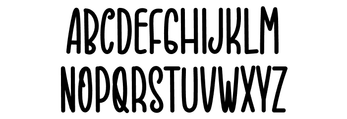 Happy Candy Font LOWERCASE