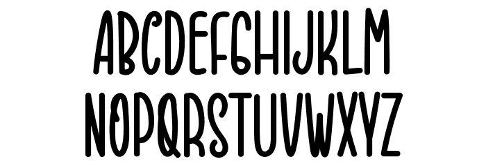 Happy Candy Font LOWERCASE