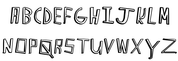 Happy Caps Font LOWERCASE