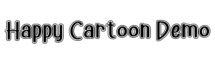 Happy Cartoon Demo Fonte