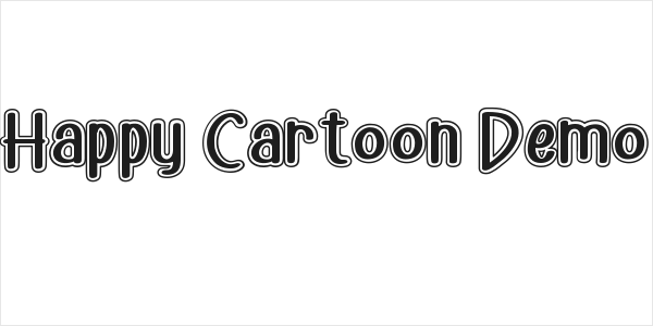 Happy Cartoon Demo Logo