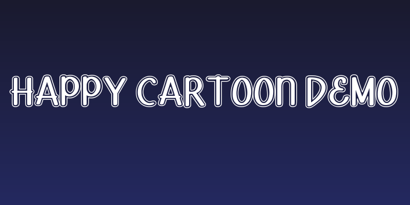 Happy Cartoon Demo Social Header