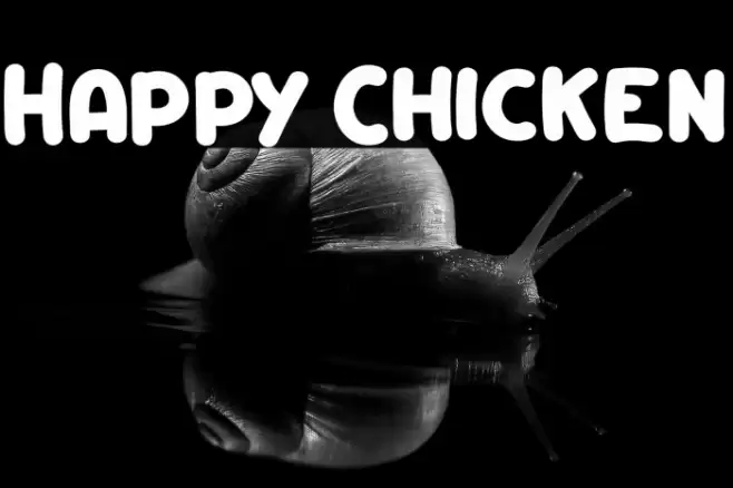 Happy Chicken Font examples