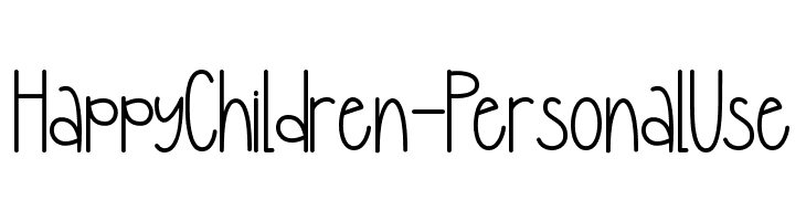 Happy Children - Personal Use  font caratteri gratis