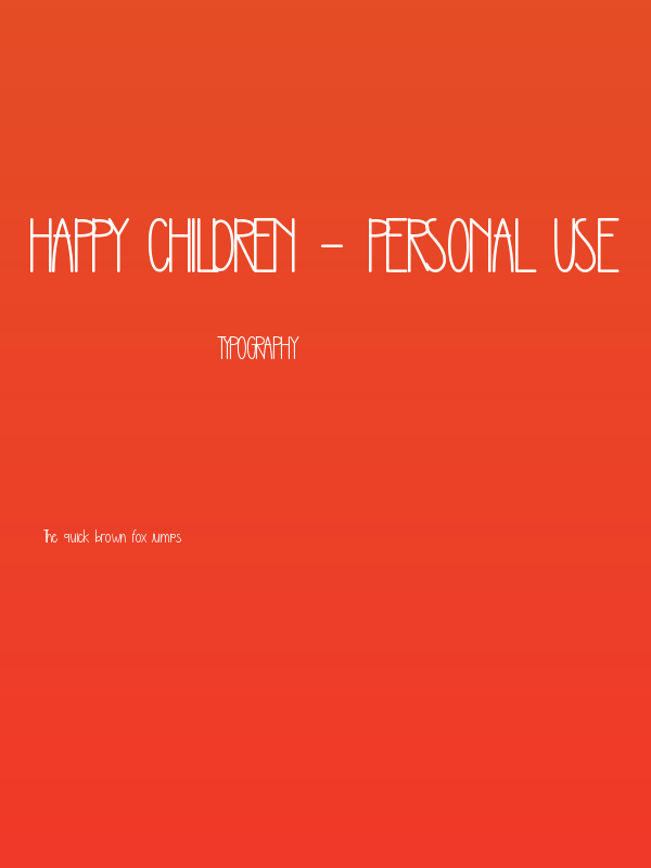 Happy Children - Personal Use Poster