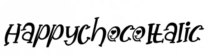 Happy Choco Italic  baixar fontes gratis