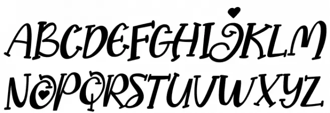 Happy Choco Italic Fonte MAIÚSCULAS