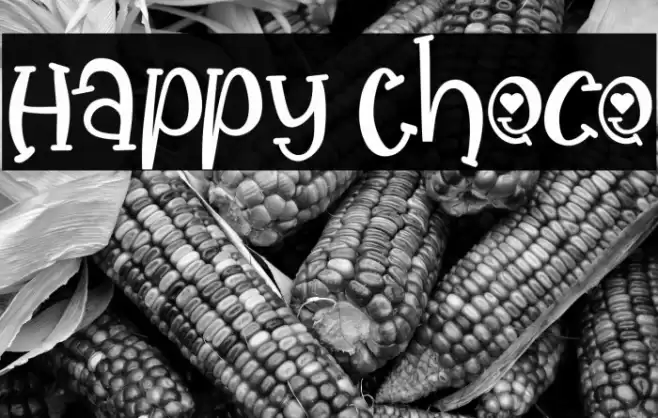 Happy Choco Font examples