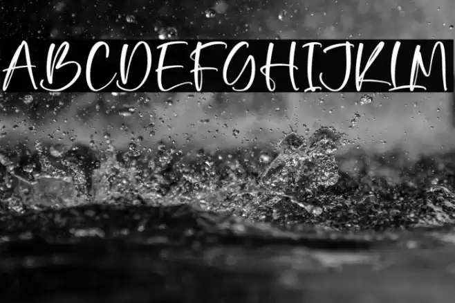 Happy Christiana Font examples