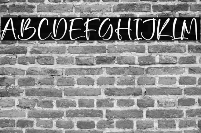 Happy Christiana Font examples