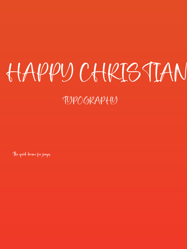 Happy Christiana Poster