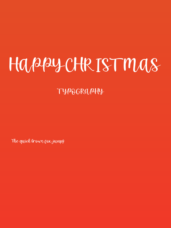 Happy Christmas Poster