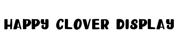 Happy Clover Display フォント