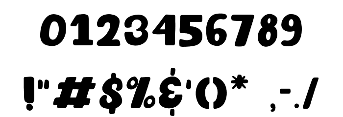 Happy Clover Display Font Alte caractere