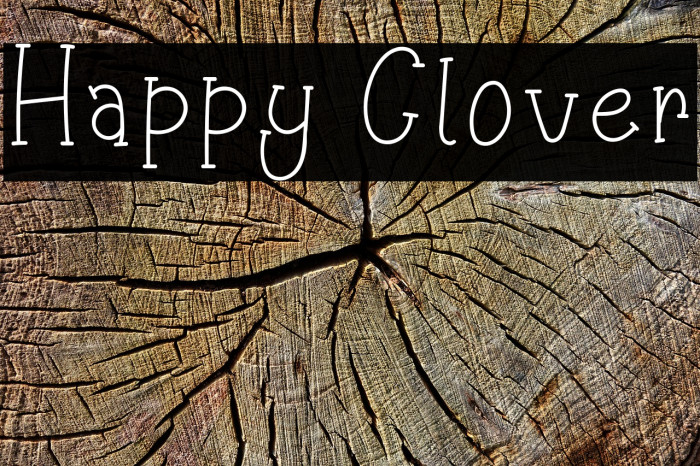 Happy Clover Font examples