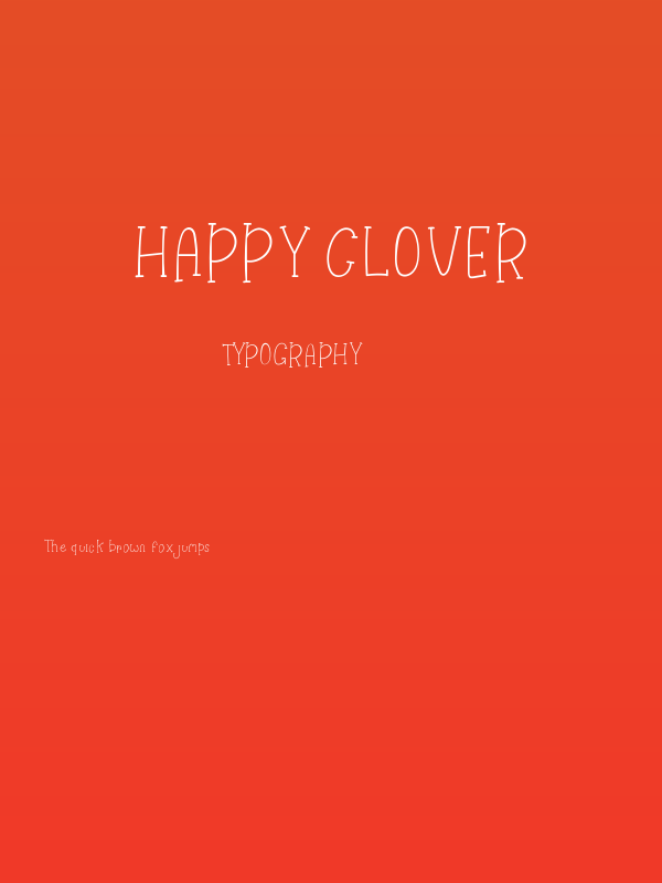 Happy Clover Poster
