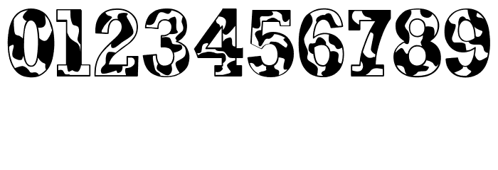 Happy Cow Bold Font Alte caractere