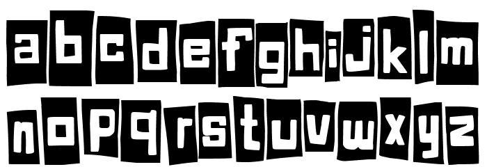Happy Cube Font LOWERCASE