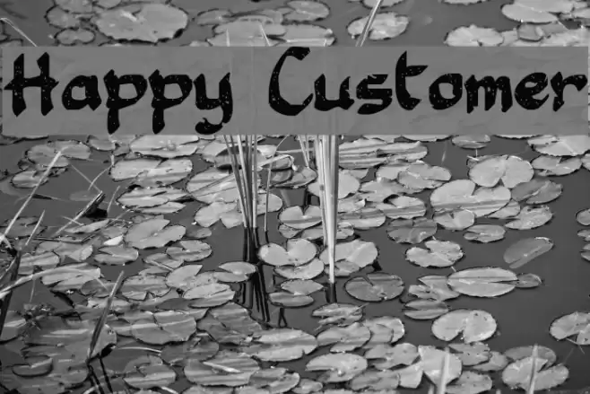 Happy Customer Font examples