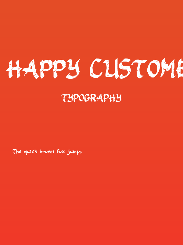 Happy Customer Poster
