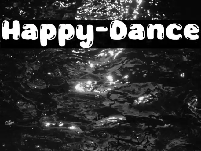 Happy-Dance Font examples