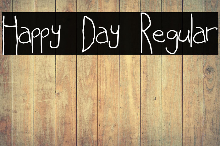 Happy Day Regular Example 3