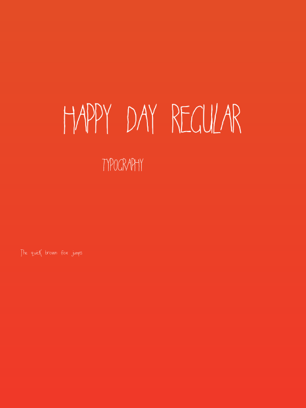 Happy Day Regular Poster